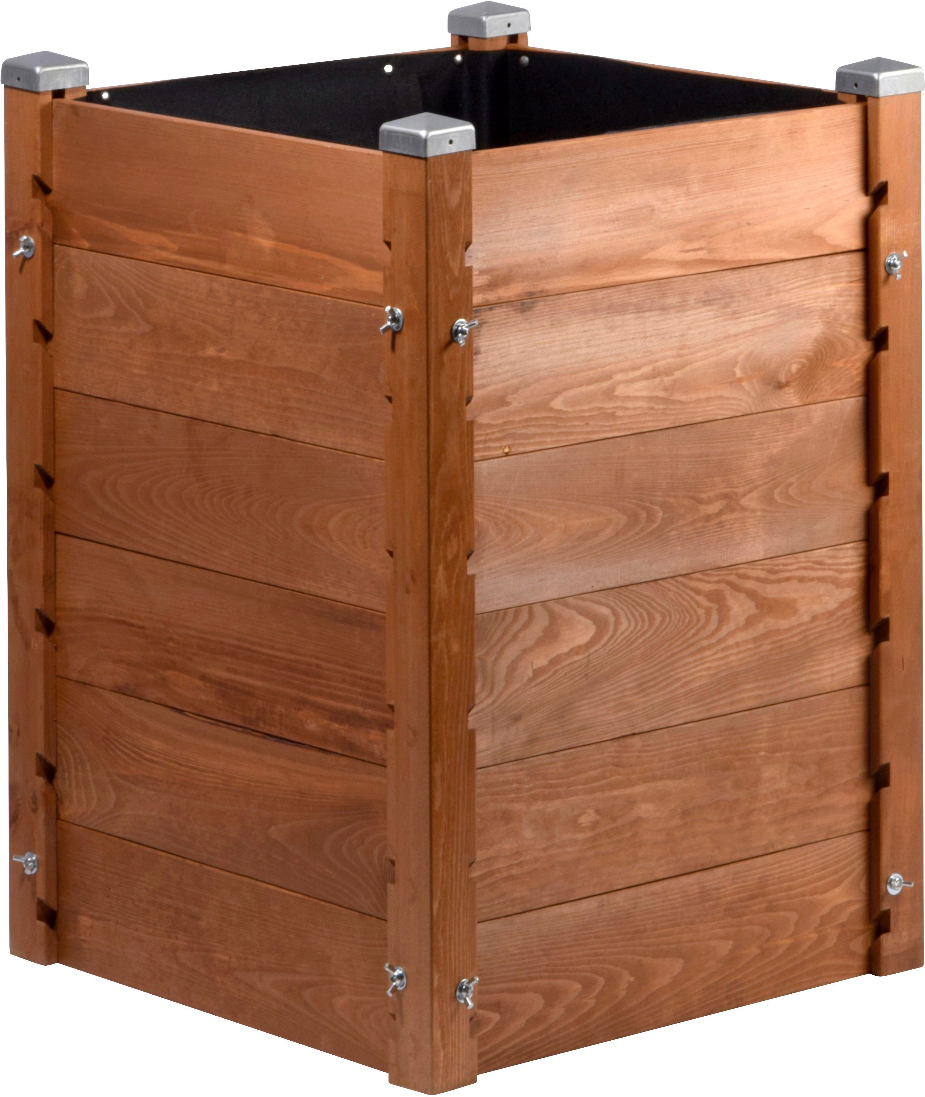 dobar Komposter 3-in-1, BxTxH: 64,5x64,5x75,5 cm, 180 l