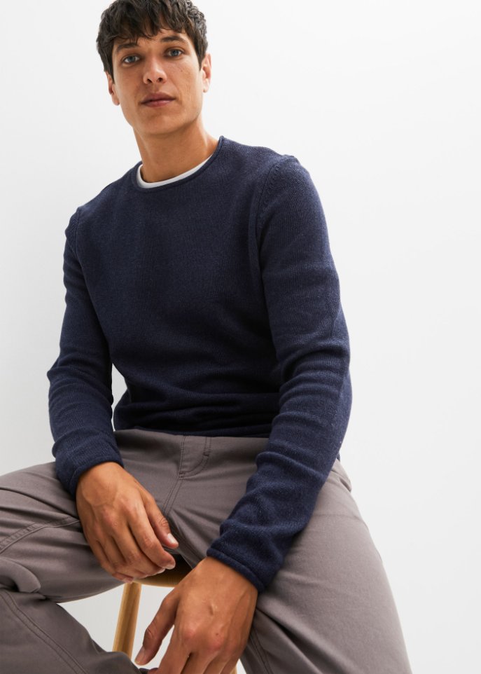 Pullover mit recycelter Baumwolle