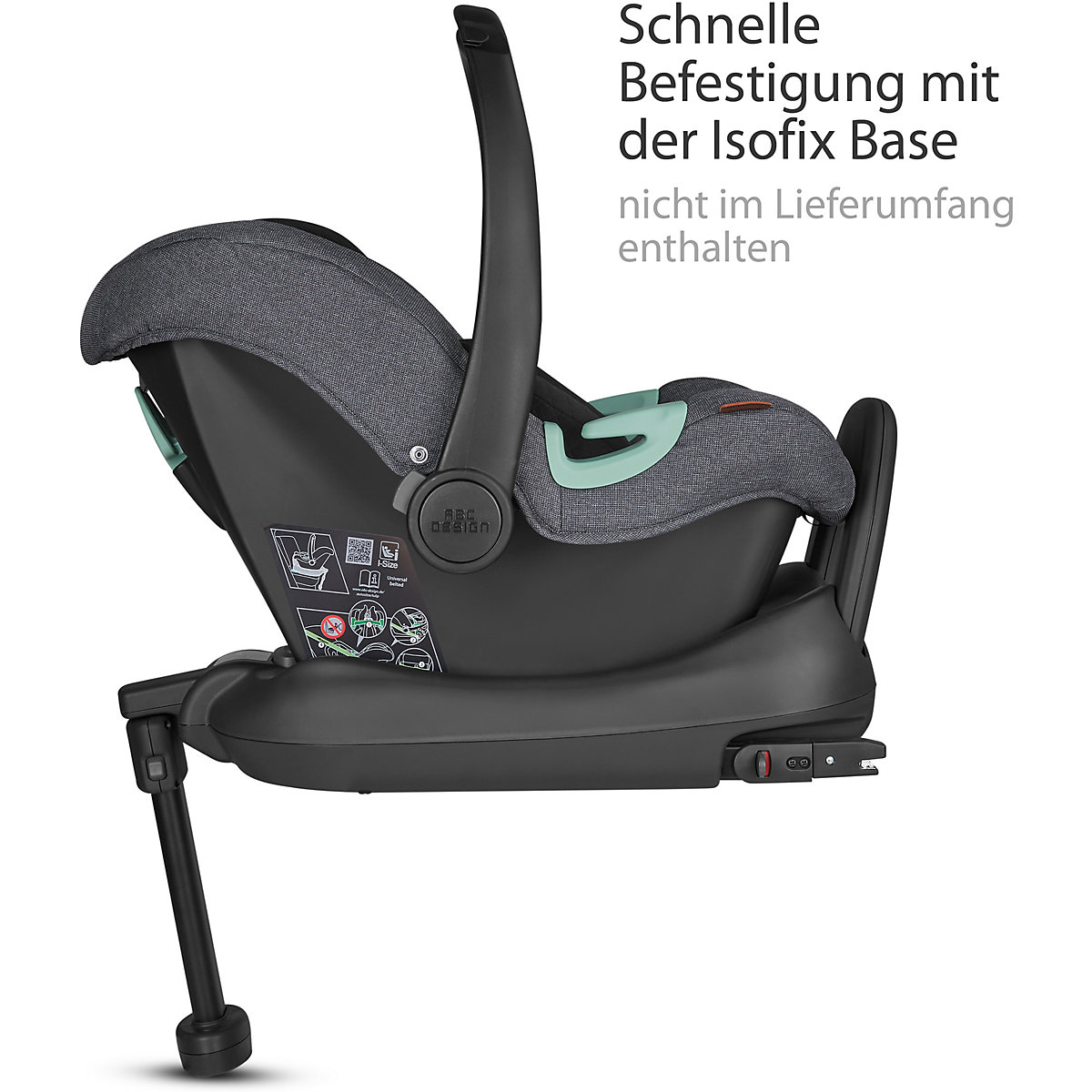 Babyschale Tulip Gruppe 0+, asphalt