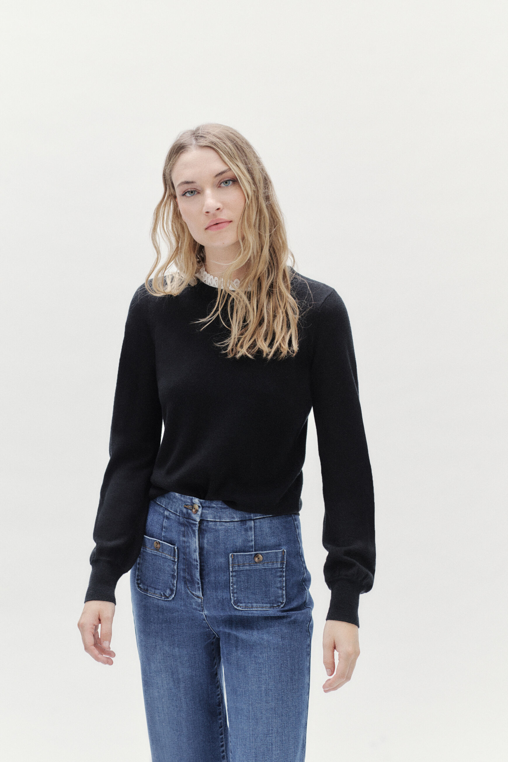 pull penelope noir femme