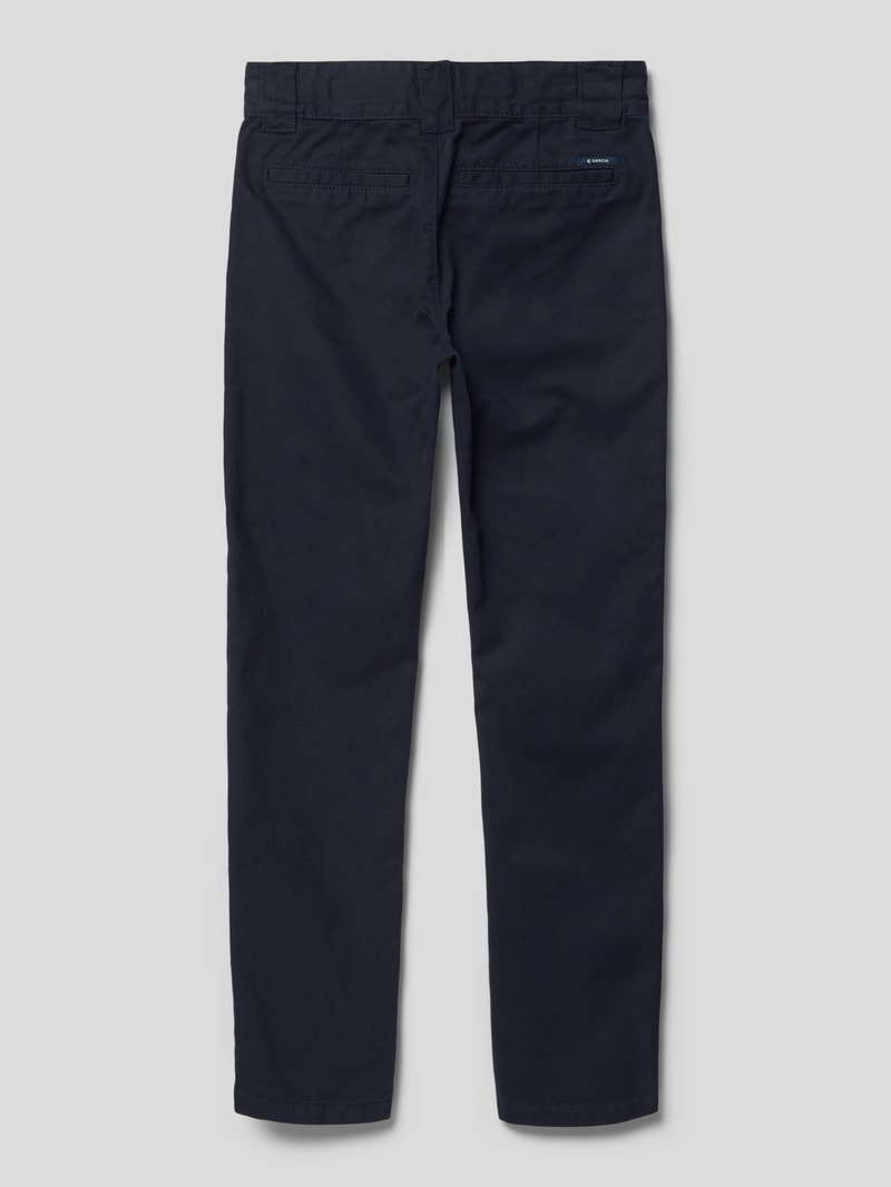 Hose mit Label-Detail in blau