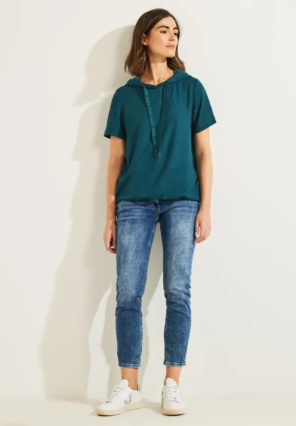 CECIL Hoodie Bluse mit Kapuze