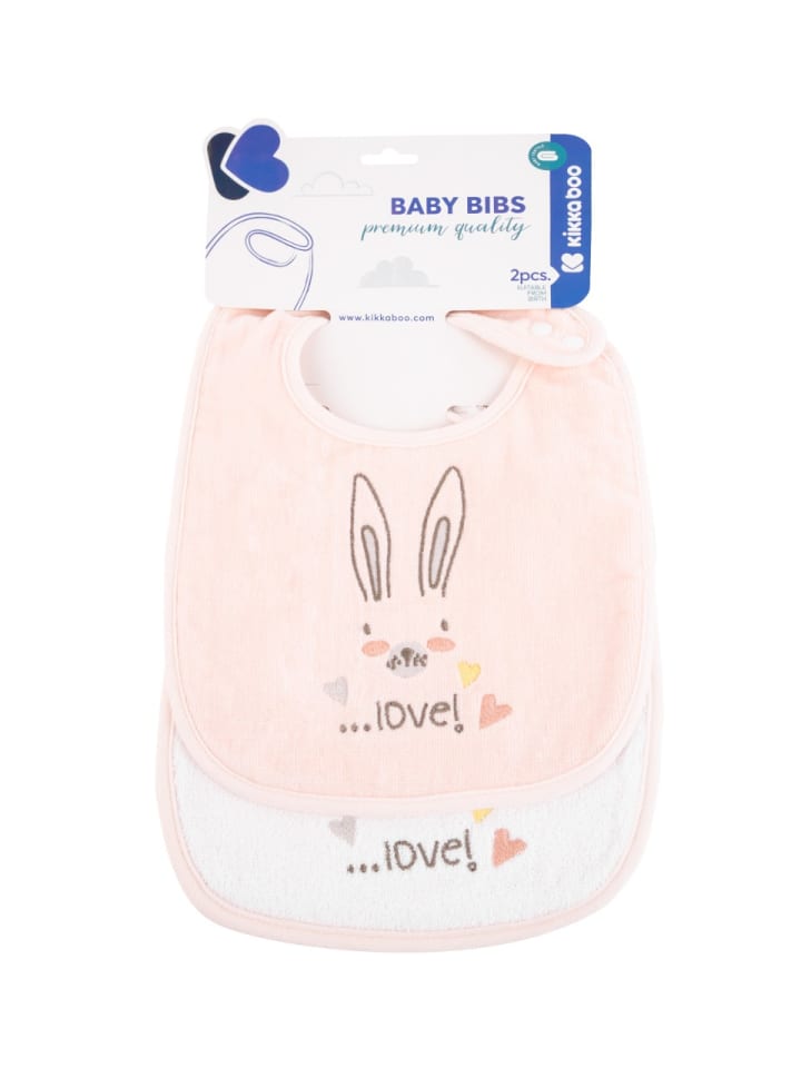 Kikkaboo Babylatz Frottee 2-teilig in orange günstig kaufen onesize