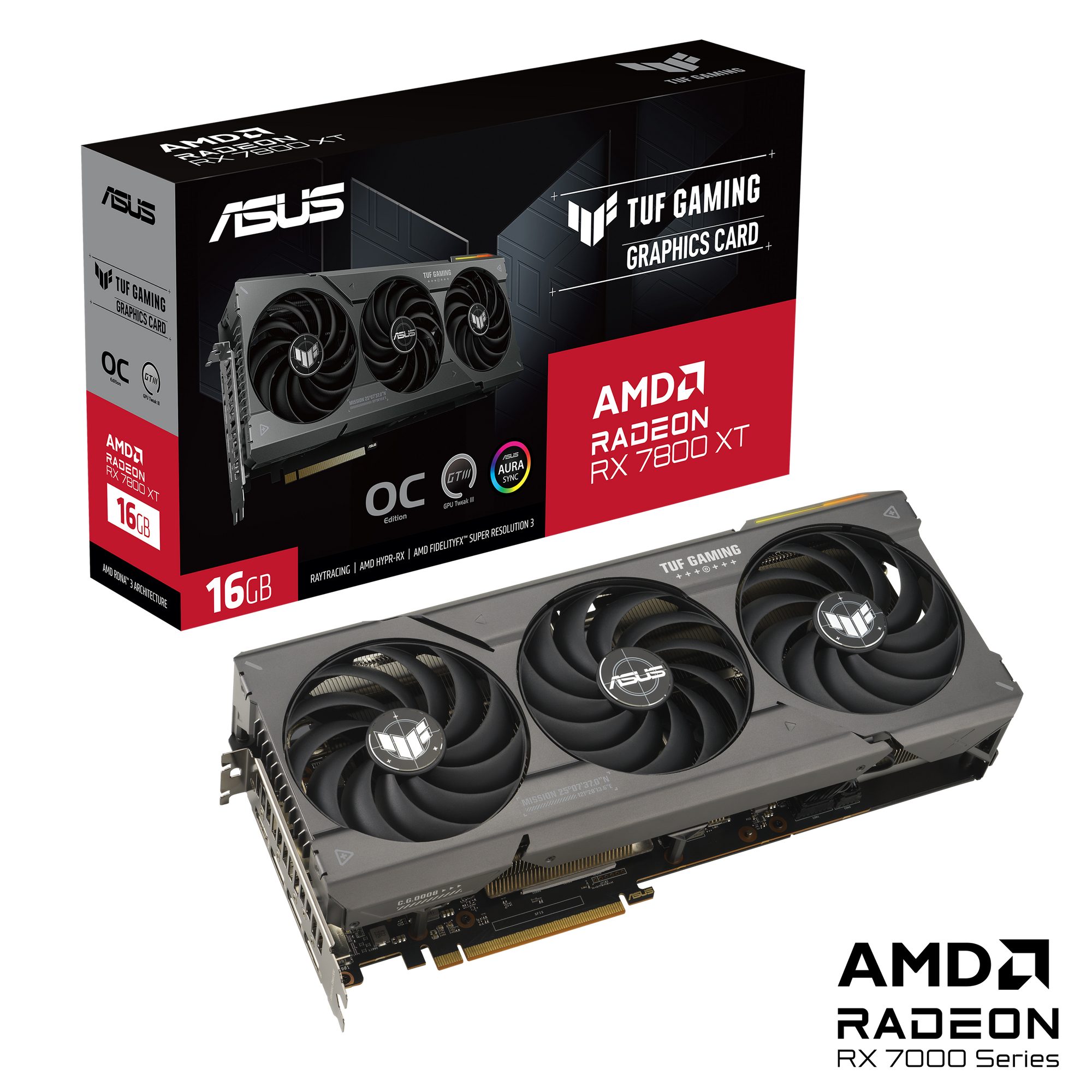 Asus Radeon RX 7800 XT OC Grafikkarte