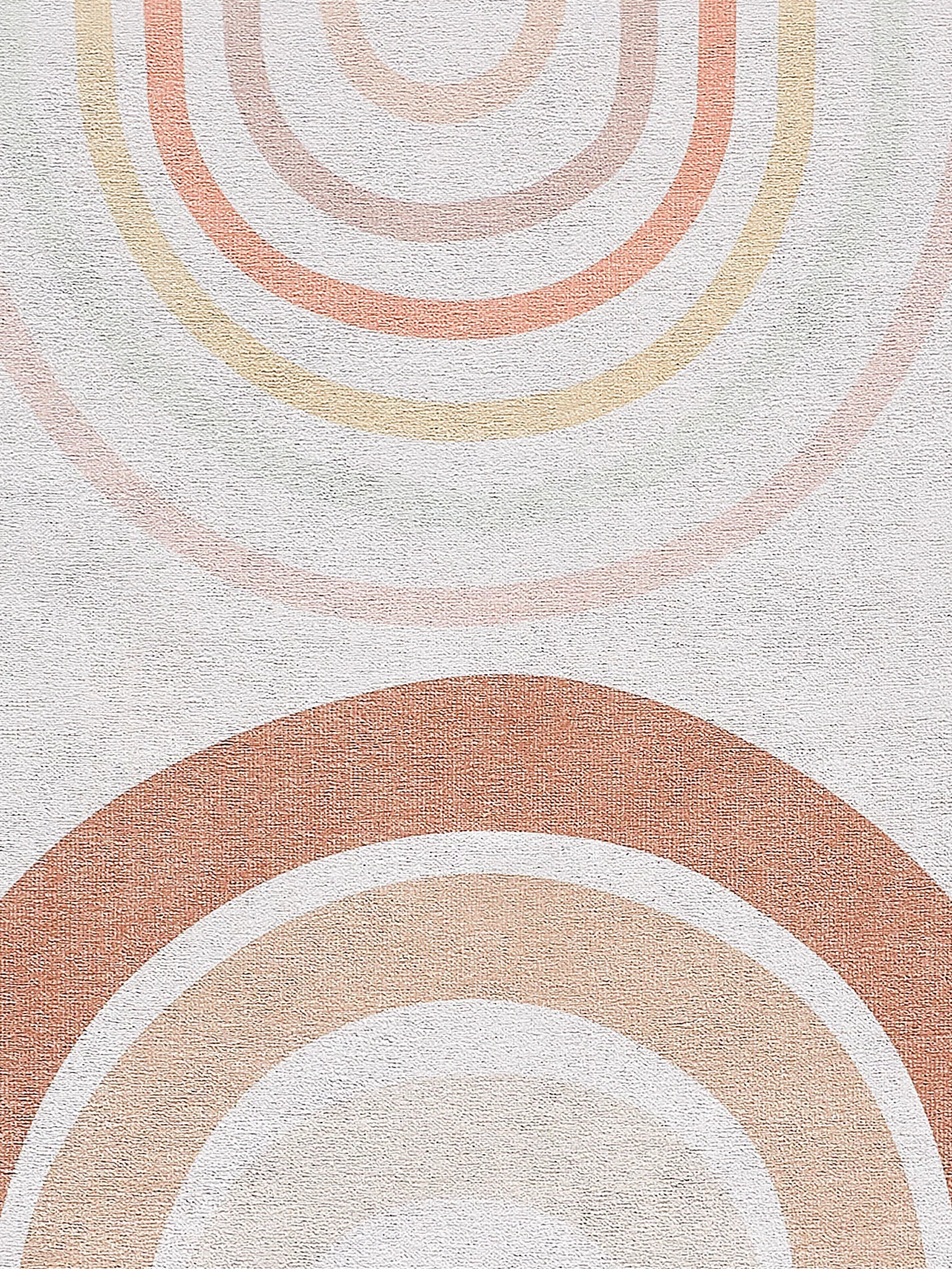 Arcobaleno Moderner Teppich, Beige/Orange