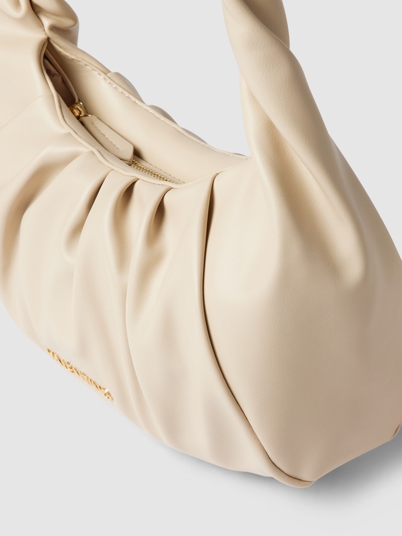 Shoulder Bag mit gelegten Falten Modell 'LAKE' in offwhite