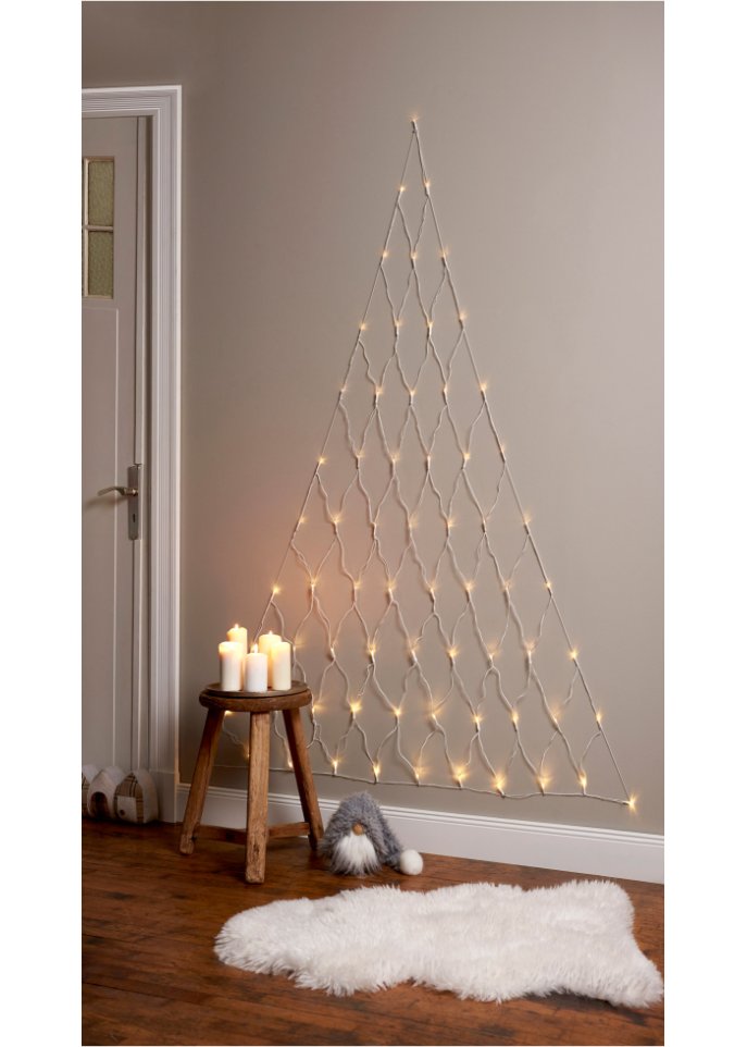 LED-Wanddeko in Tannenbaum-Design
