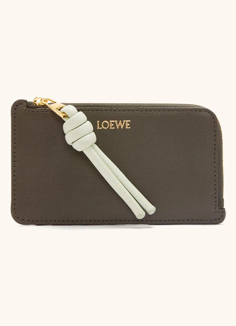 Porta-cartões LOEWE Knot em pele de vitelo