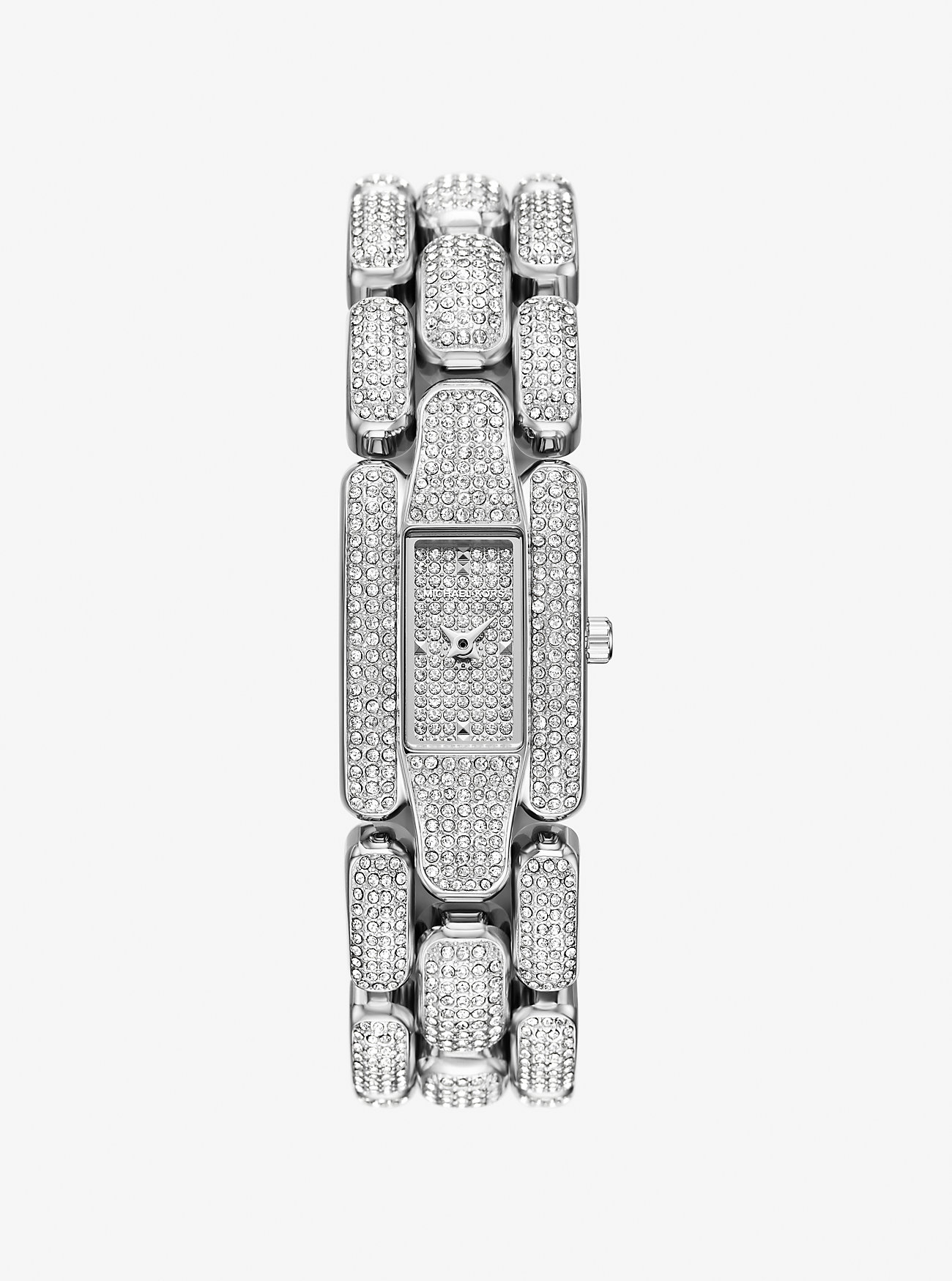 Mini Hally Pavé Silver-Tone Watch - SILVER