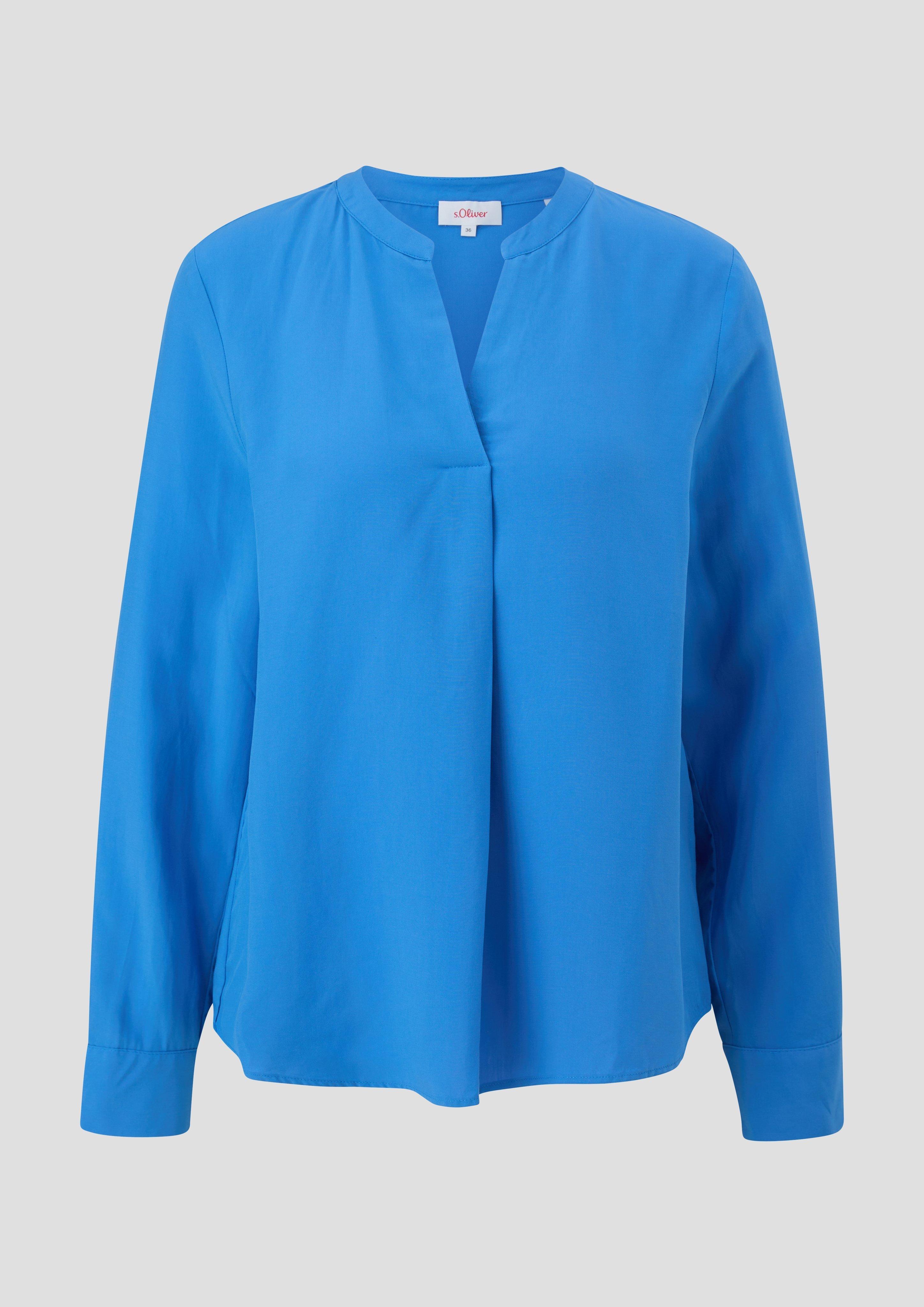 Viskosebluse mit Tunika-Ausschnitt  2142221-5531