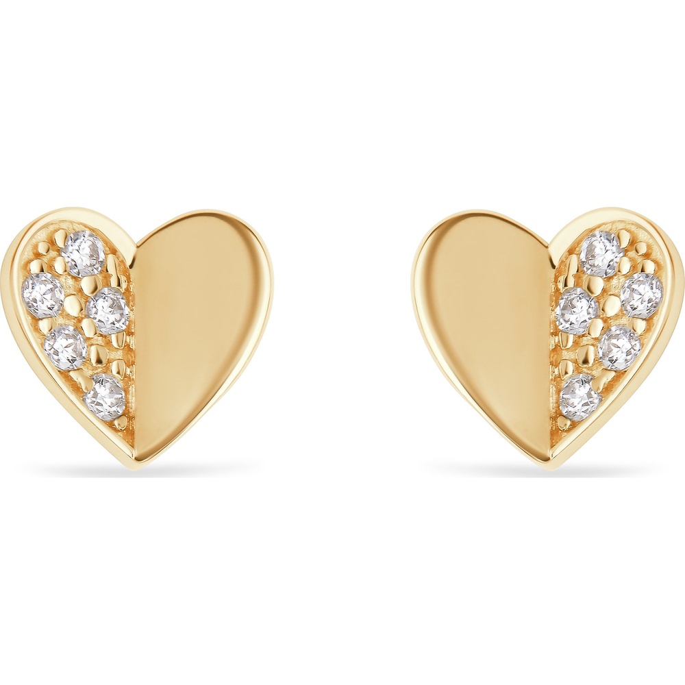 FAVS Boucles d'oreilles à fermoir à poussette 375 Or jaune Boucles d'oreilles