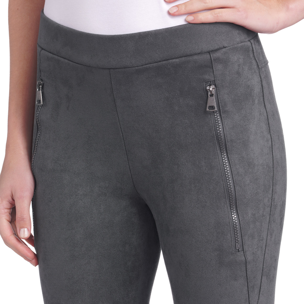 Damen Jogpants in Veloursoptik
