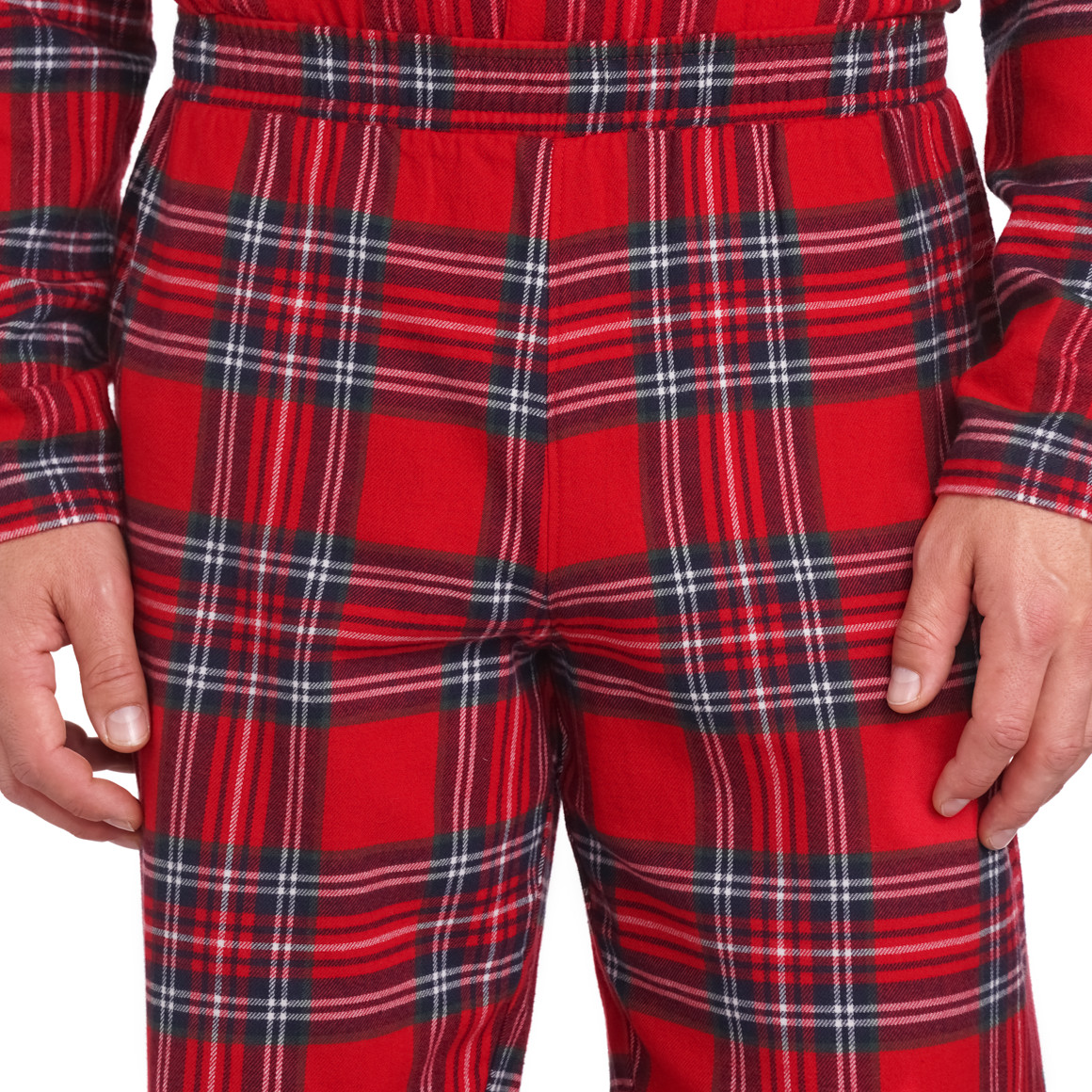 Micky Maus Weihnachtsschlafanzug zweiteilig rot / dunkelblau
