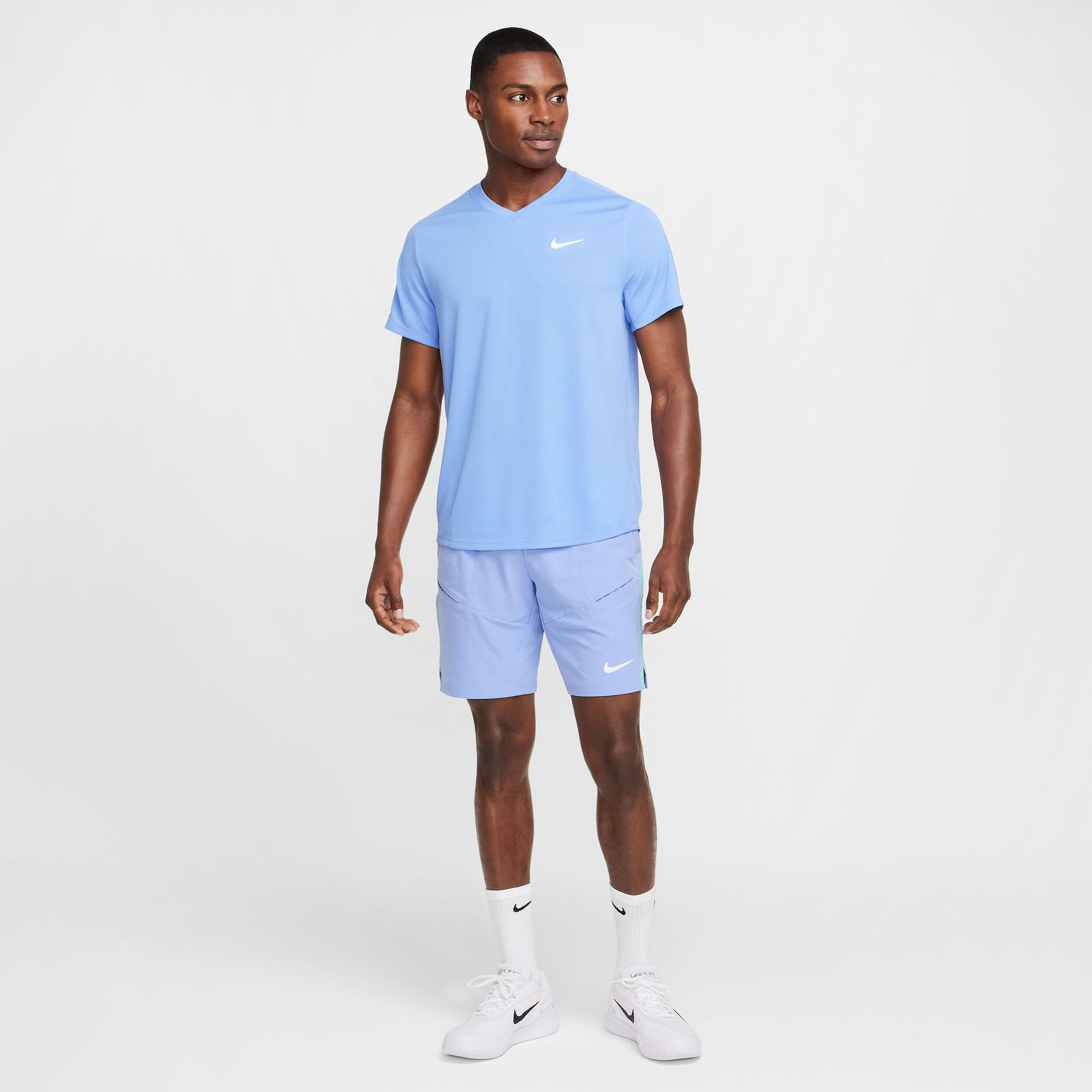 Court Dri-Fit Victory T-Shirt Herren - Hellblau