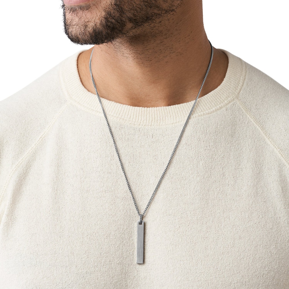 Fossil Chaînette Acier inoxydable collier
