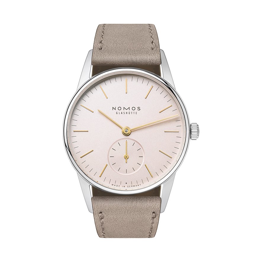 Nomos Glashütte Damenuhr Orion 33 rosè