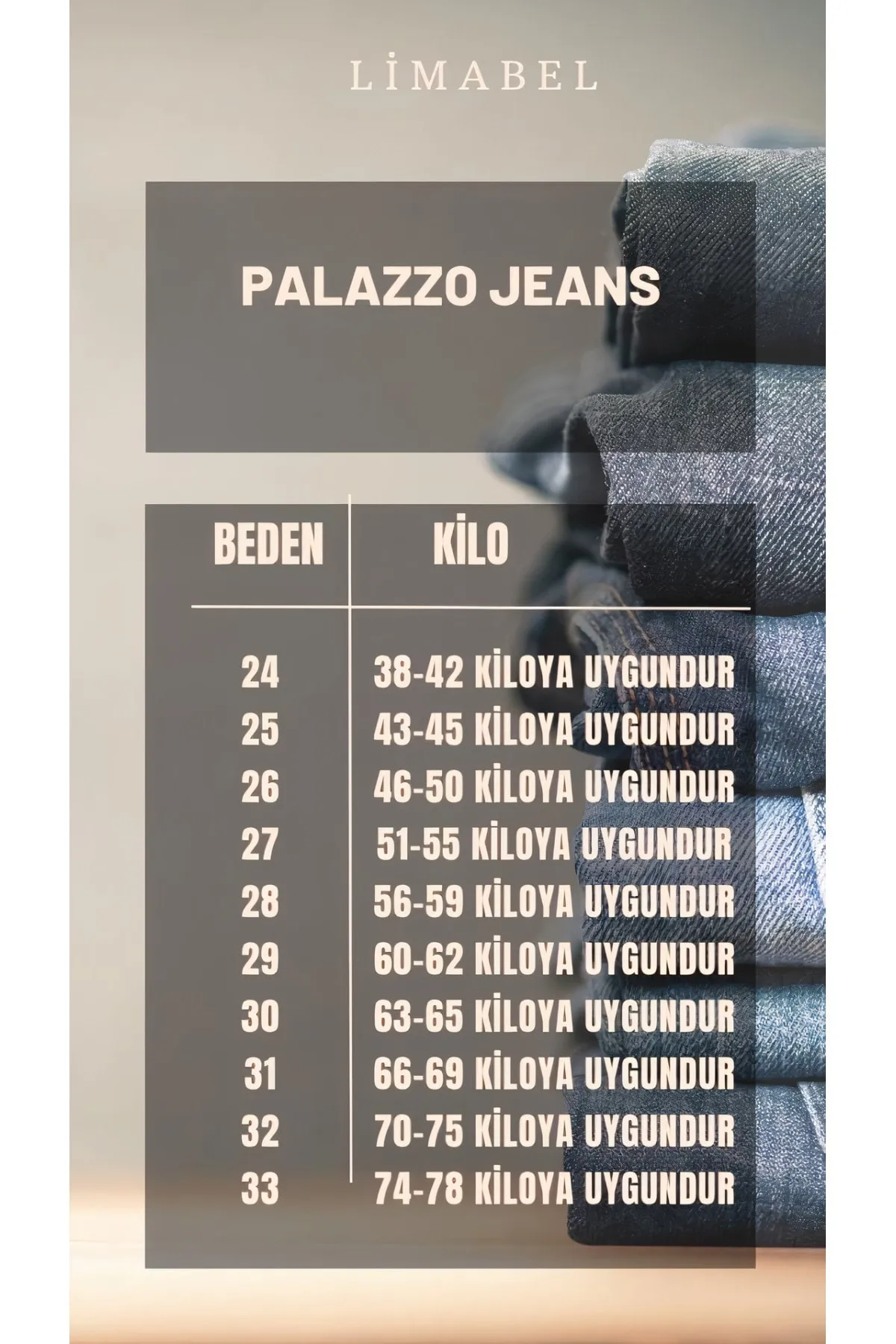 LİMABEL  Lockere Jeans mit hoher Taille und weitem Bein in Blue Jeans