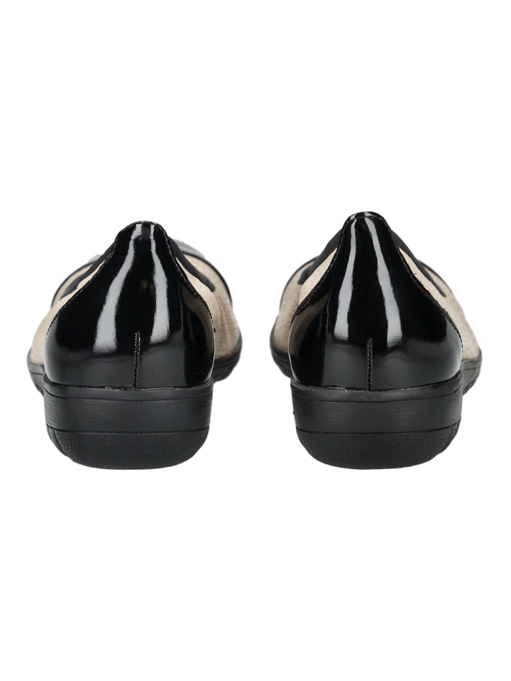 Caprice Ballerinas in Beige/Schwarz günstig kaufen