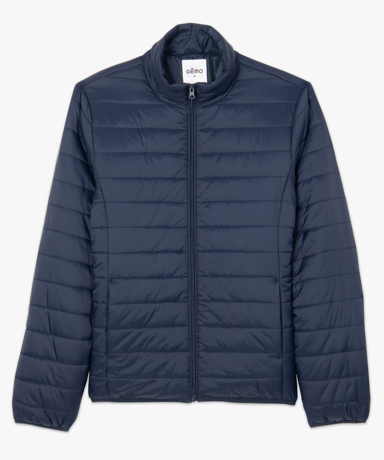 Doudoune homme légère à col montant marine | GEMO