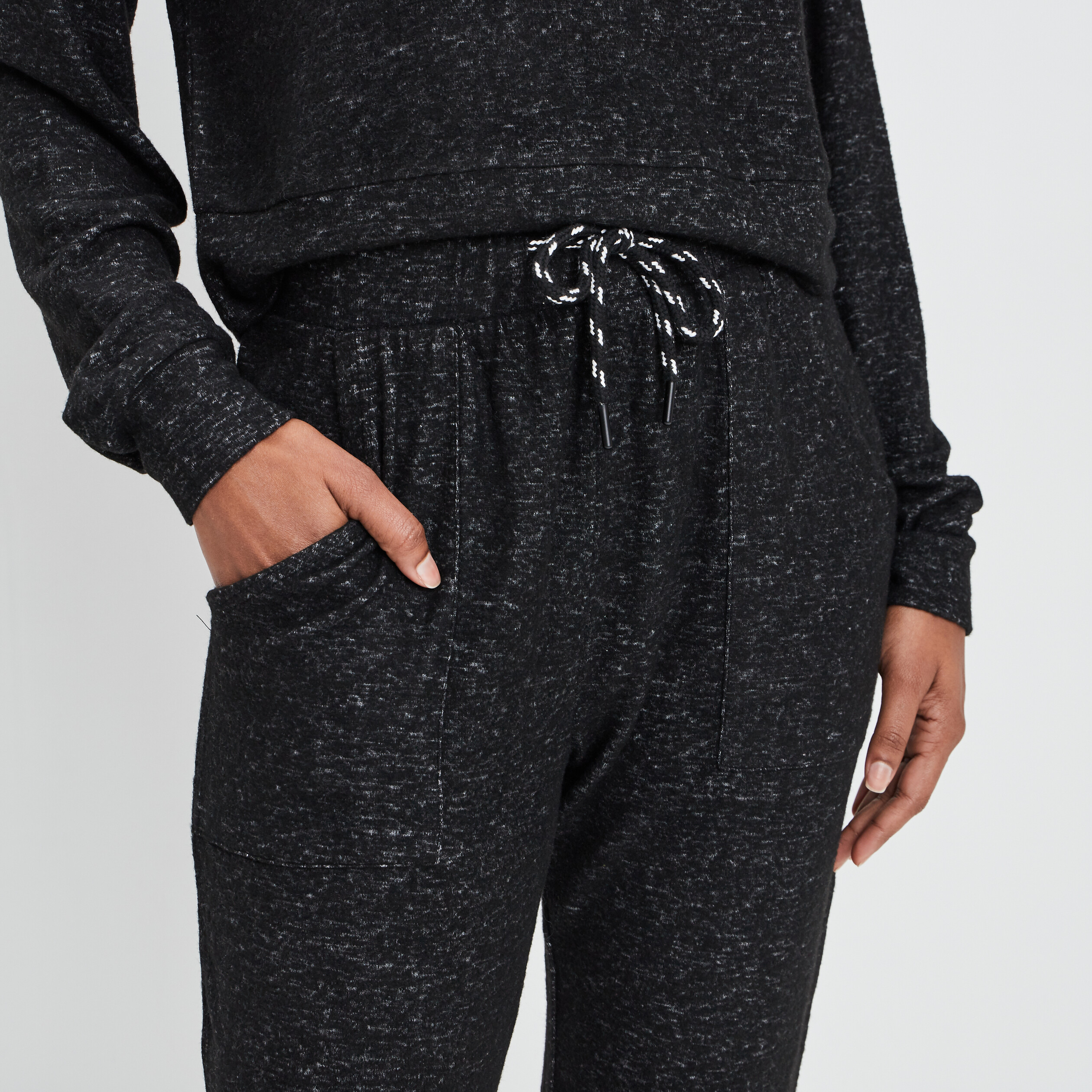 Bas de pyjama noir femme | La Halle