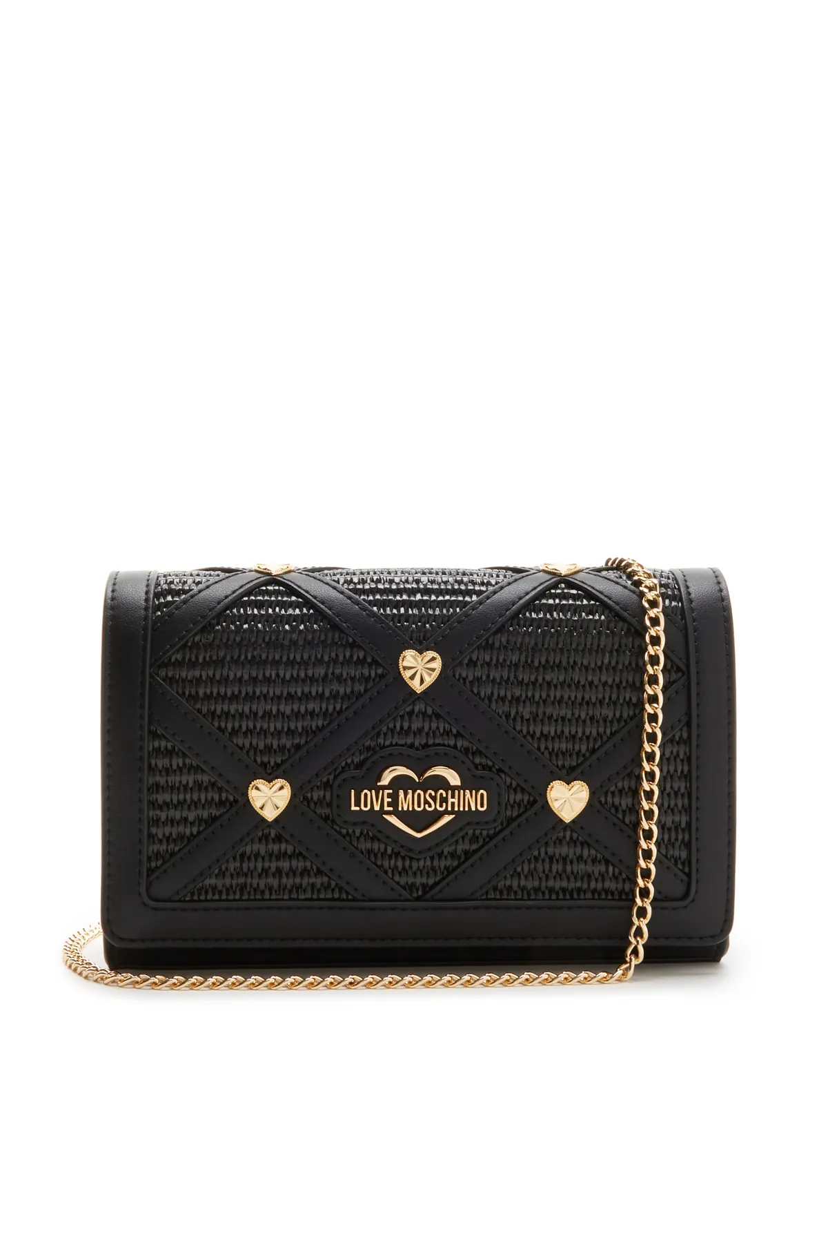 1'ASLAN  Love Moschino Damen Umhängetasche Schwarz JC4314PP0IKO100A