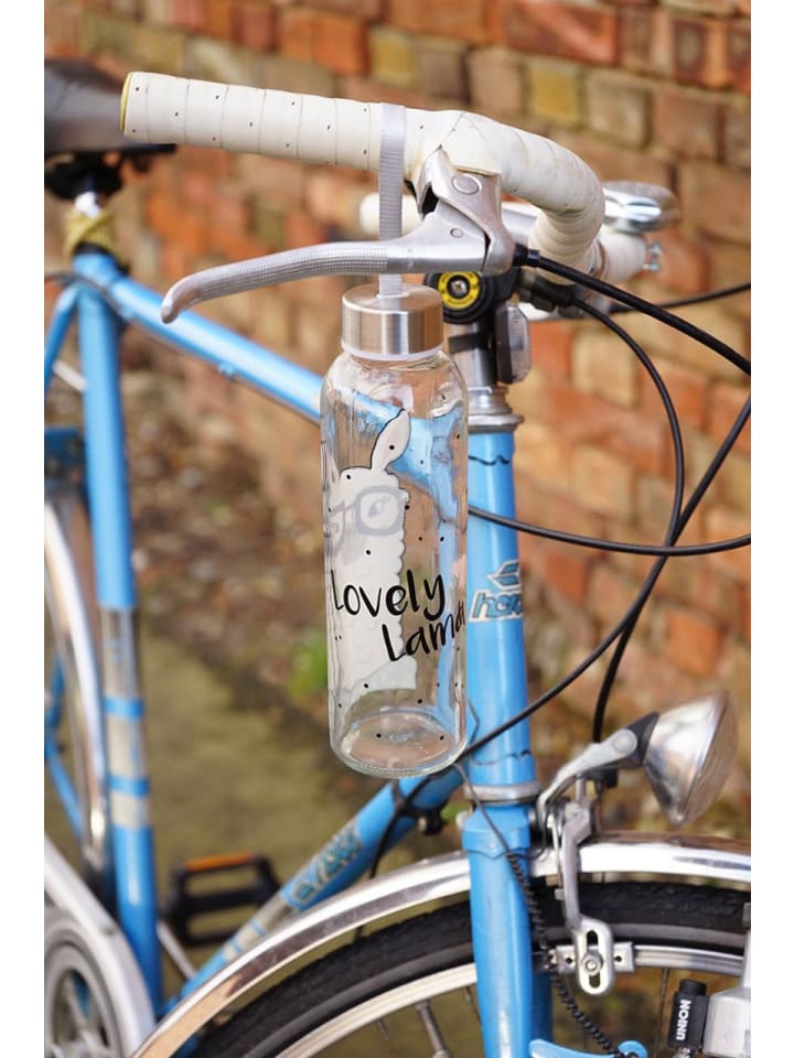 Geda Labels Trinkflasche Lovely Lama in Schwarz - 500 ml günstig kaufen onesize