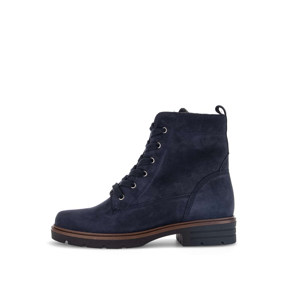 Gabor fashion Schnürstiefelette blau