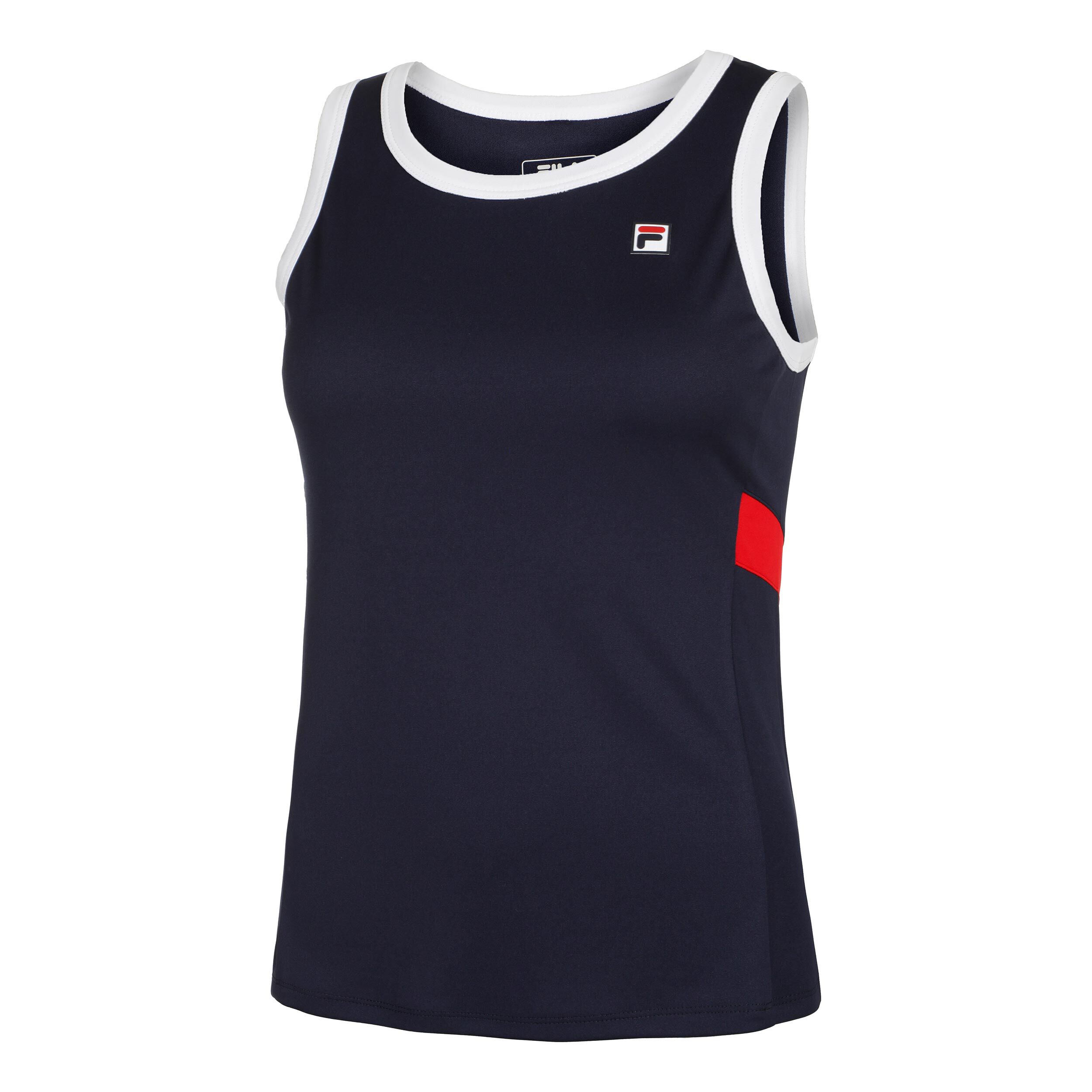 Lissy Tank-Top Damen - Dunkelblau, Rot