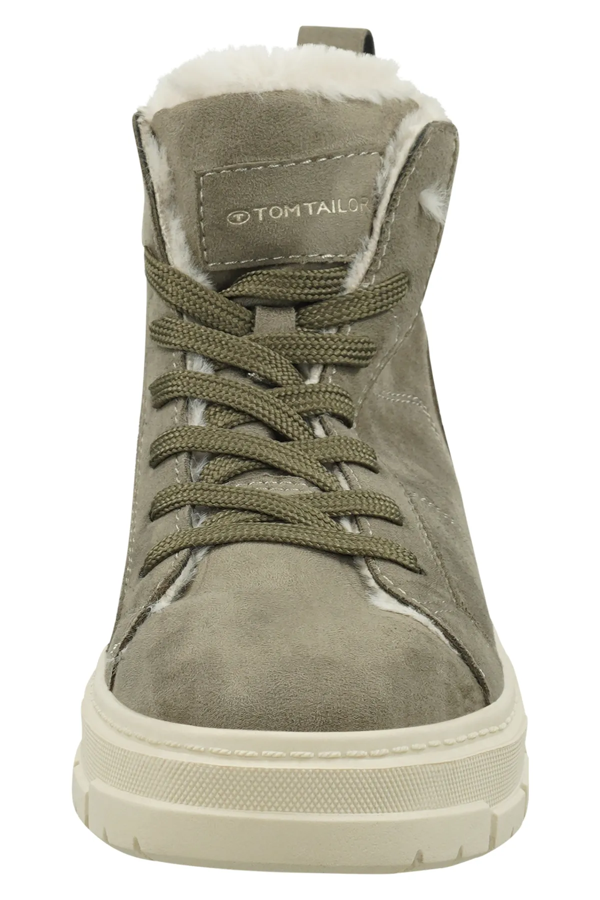 Tom Tailor  Stiefelette - Khaki - Flacher Absatz