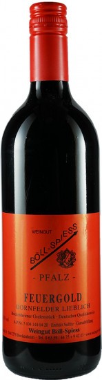 2021 Dornfelder Feuergold lieblich - Weingut Böll-Spieß