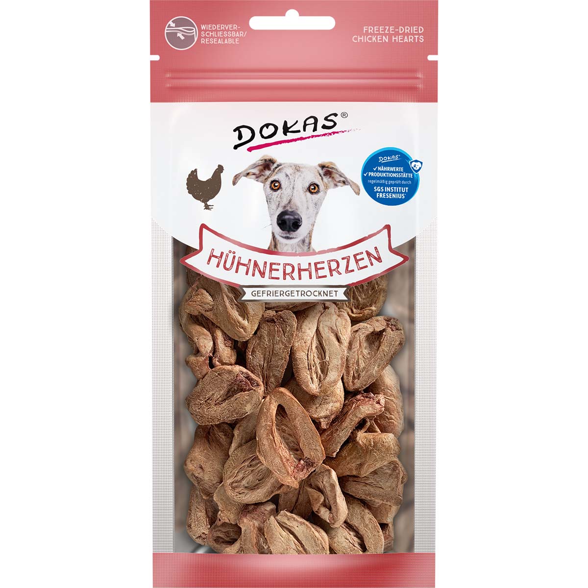 Dokas Hühnerherzen, gefriergetrocknet günstig kaufen bei ZooRoyal