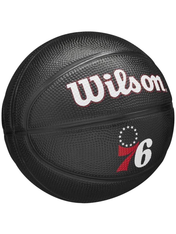 Wilson Wilson Team Tribute Philadelphia 76ers Mini Ball in Schwarz günstig kaufen 3