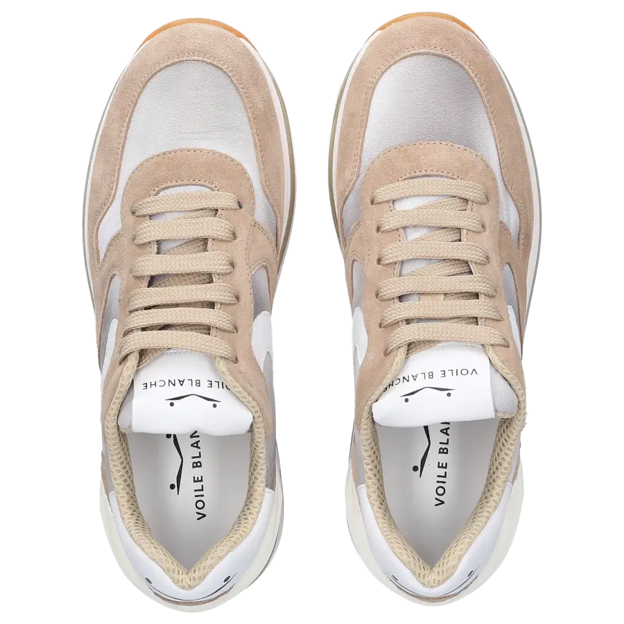 VOILE BLANCHE - Sneaker low MARAN POWER Veloursleder - beige
