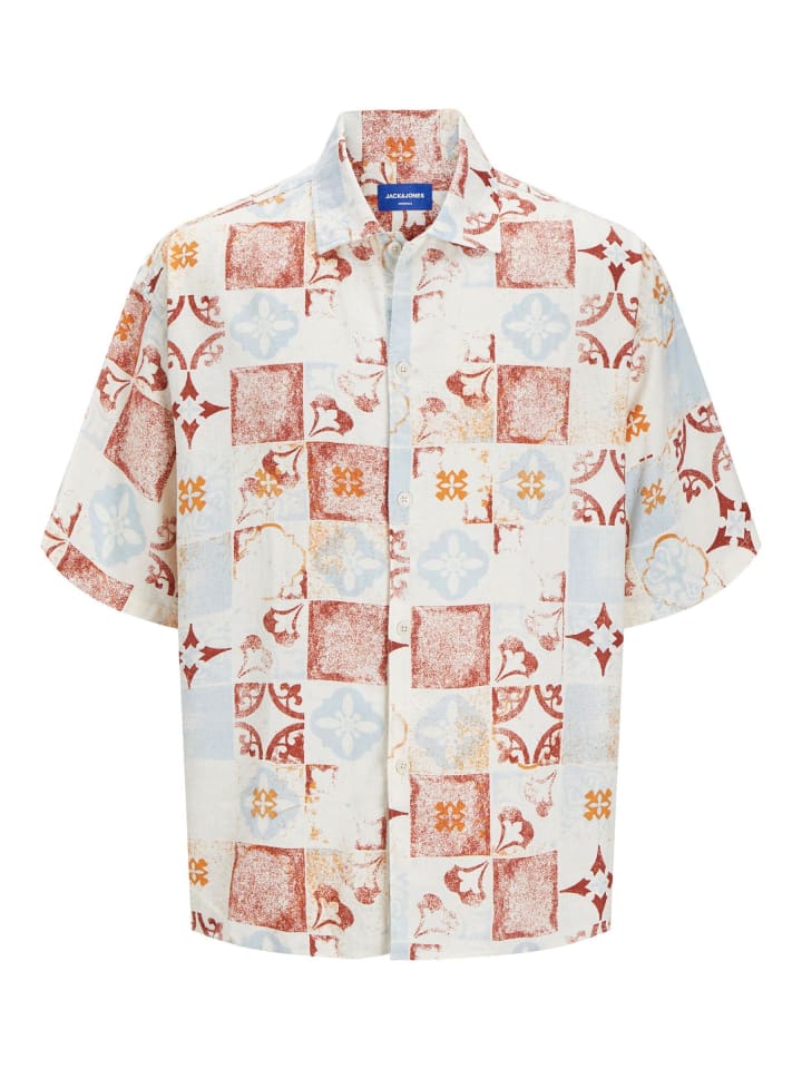 JACK & JONES PLUS Hemd in Cloud Dancer günstig kaufen