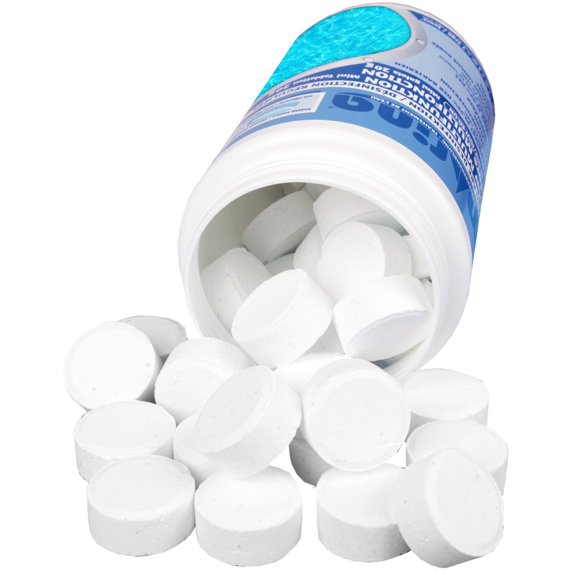 Marina Poolpflege Multitabs 20g - Multifunktion 5 in 1, (60 x 20g Tabs), Chlortabletten für kleine/mittlere Pools (1x 1,2kg)