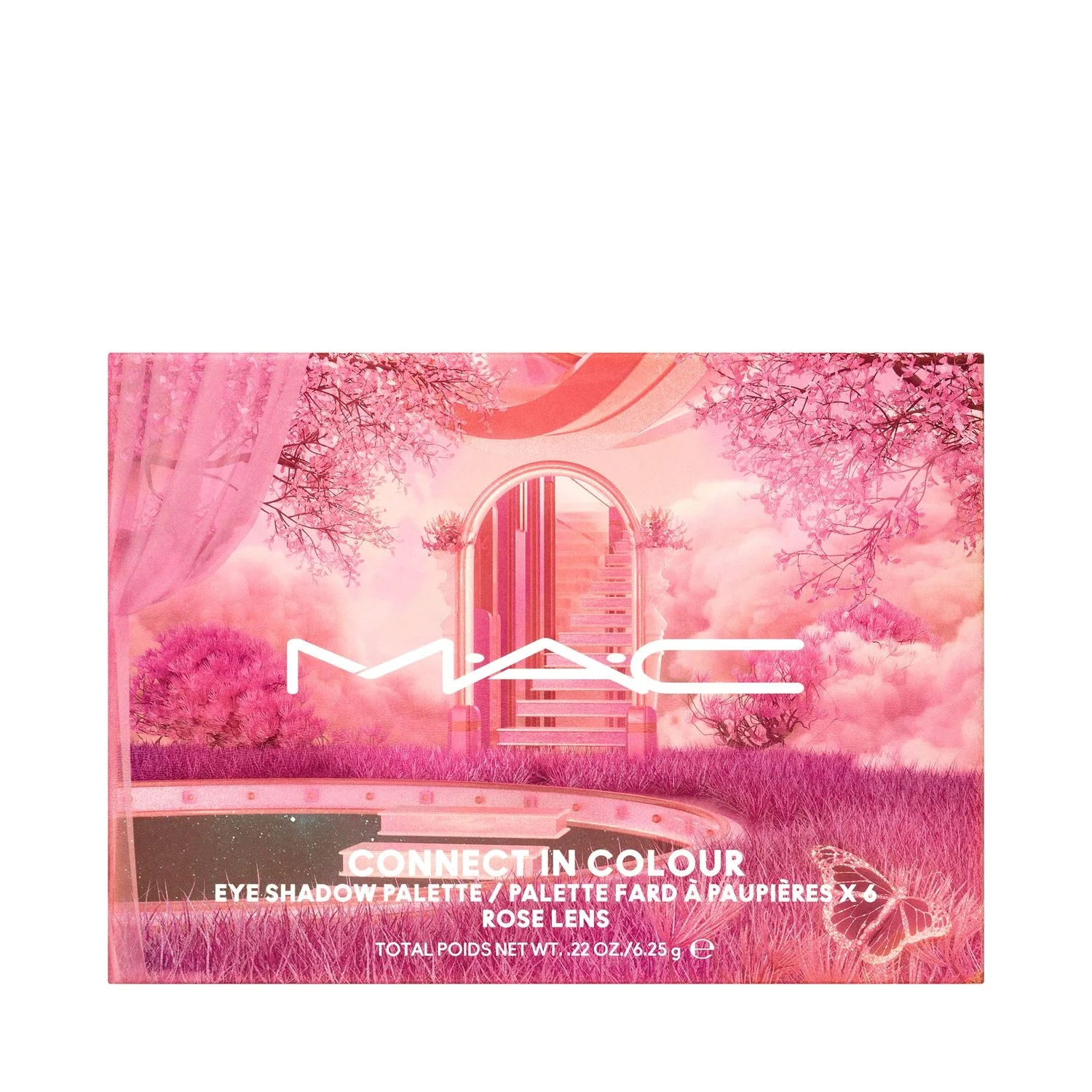 Connect In Colour Eye Shadow Palette: Rose Lens - Øyenskyggepalett, Kompakt øyenskygge