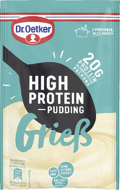 Dr. Oetker High Protein Pudding-Pulver Grieß