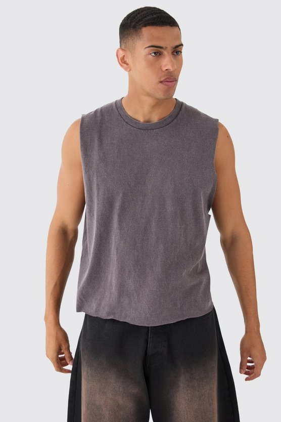 Kastiger Oversize Tanktop