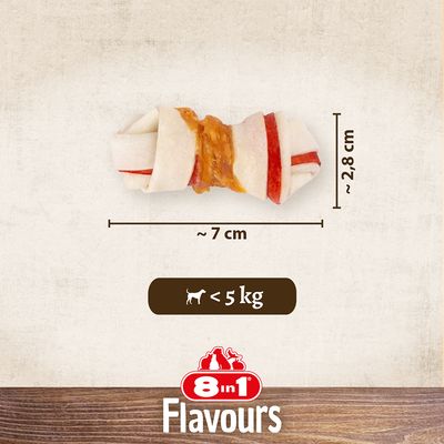 8in1 Triple Flavour Kauknochen XS