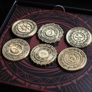 Magic the Gathering set of 6 Limited Edition Mana Symbol Pin Badges