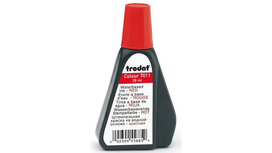 trodat Stempelfarbe rot 28ml 28 ml Rot