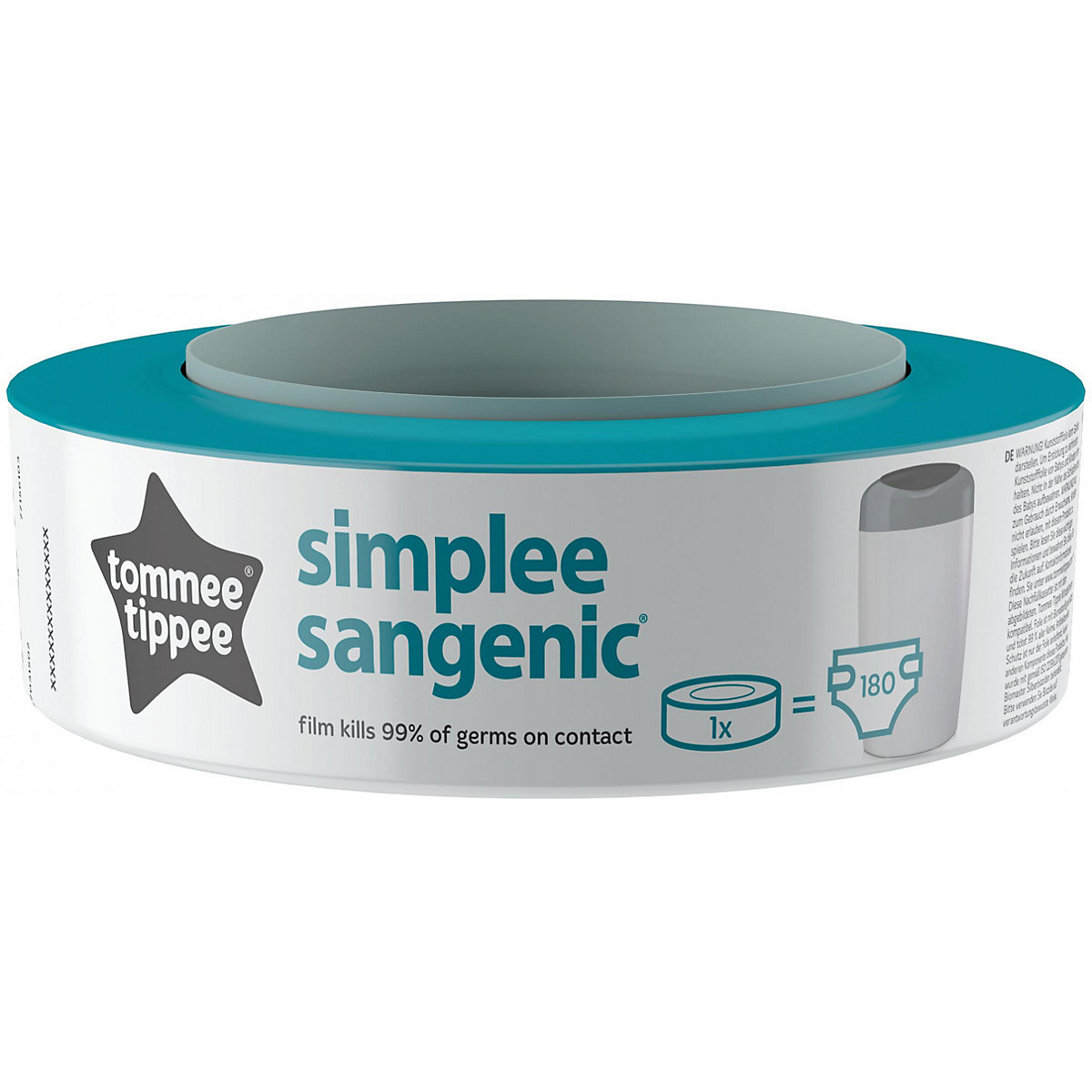 simplee sangenic Windeleimer 6er-Packung Nachfüllkassetten