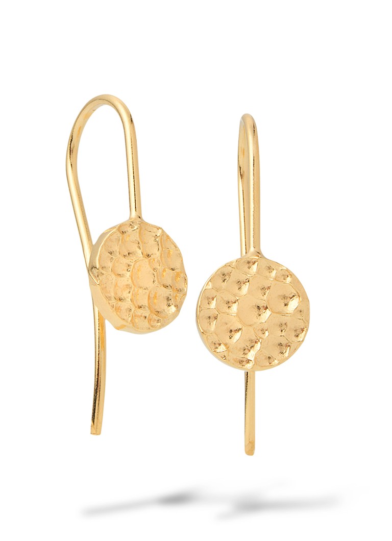 Casa Jewelry Bump S gold-plated drop earrings