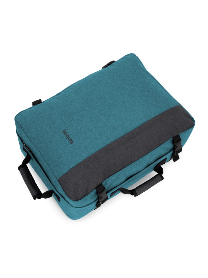 Hauptstadtkoffer blnbag M3 - Handgepäck Rucksack Flugzeug Backpack in Aquagrün günstig kaufen onesize