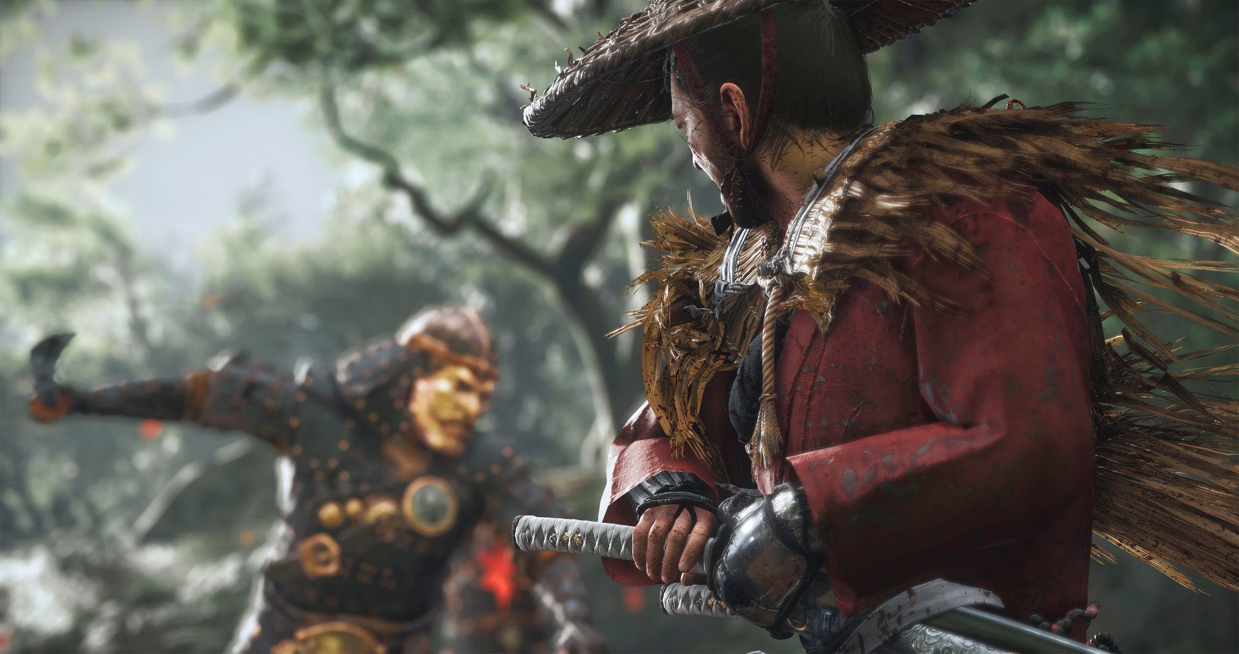 PlayStation 4 Slim, 500GB, inkl. Ghost of Tsushima