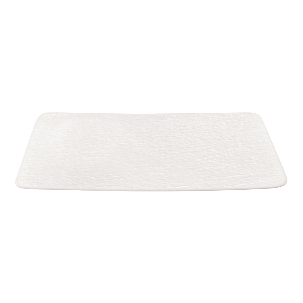 Villeroy & Boch Assiette multifonction rectangulaire Manufacture Rock blanc vaisselle