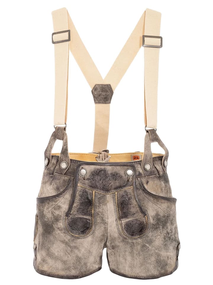 MADDOX Lederhose STRINBERG in stein günstig kaufen