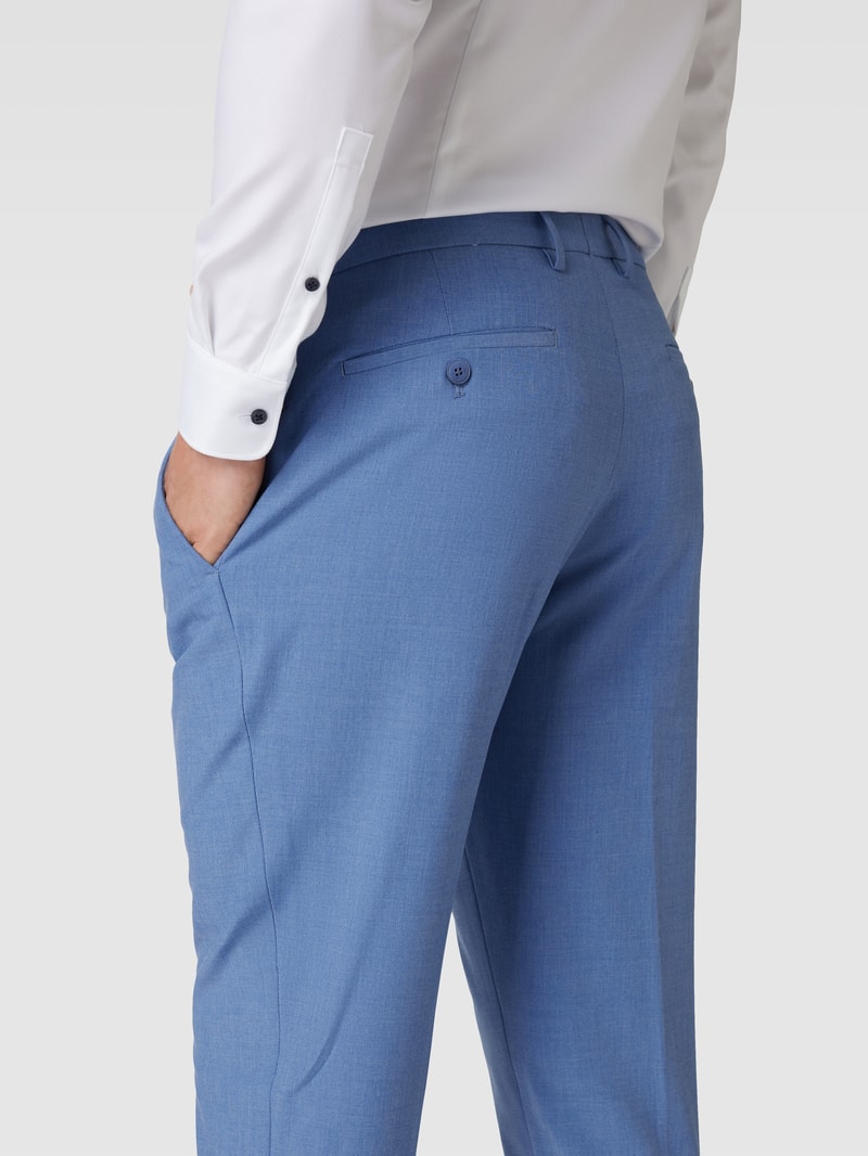 Stoffhose mit französischen Eingrifftaschen Modell 'Steve' in blau