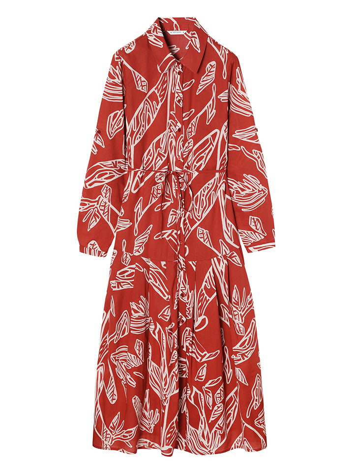TATUUM Kleid in Rot/ Weiß günstig kaufen