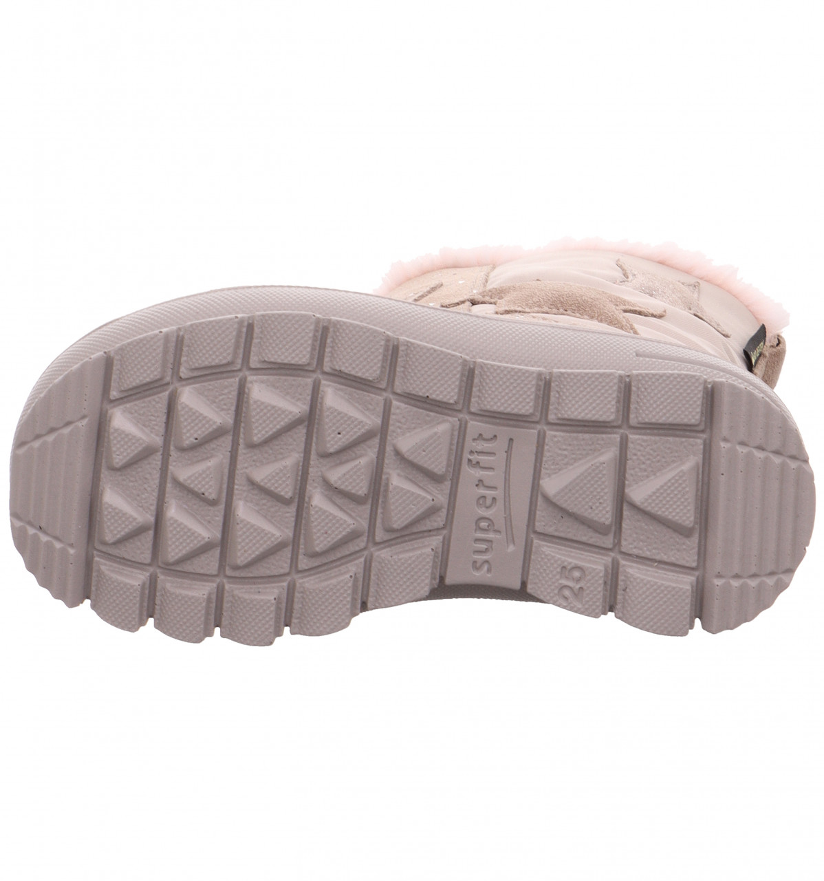 FLAVIA - Beige Stiefel mit Reißverschluss